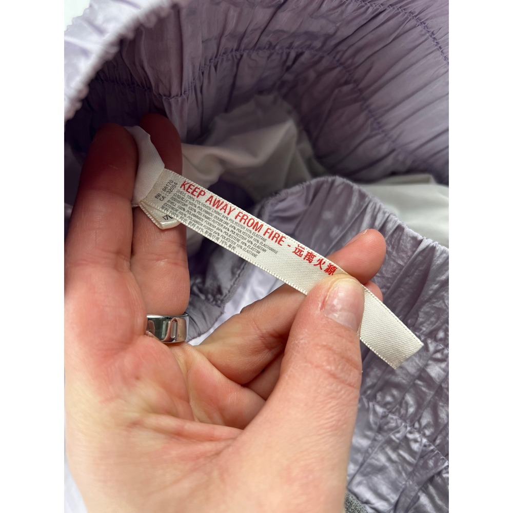 Free People Movement Shorts Lilac Purple‎ High Waisted Smocked Elastic Waist XL - Picture 4 of 9